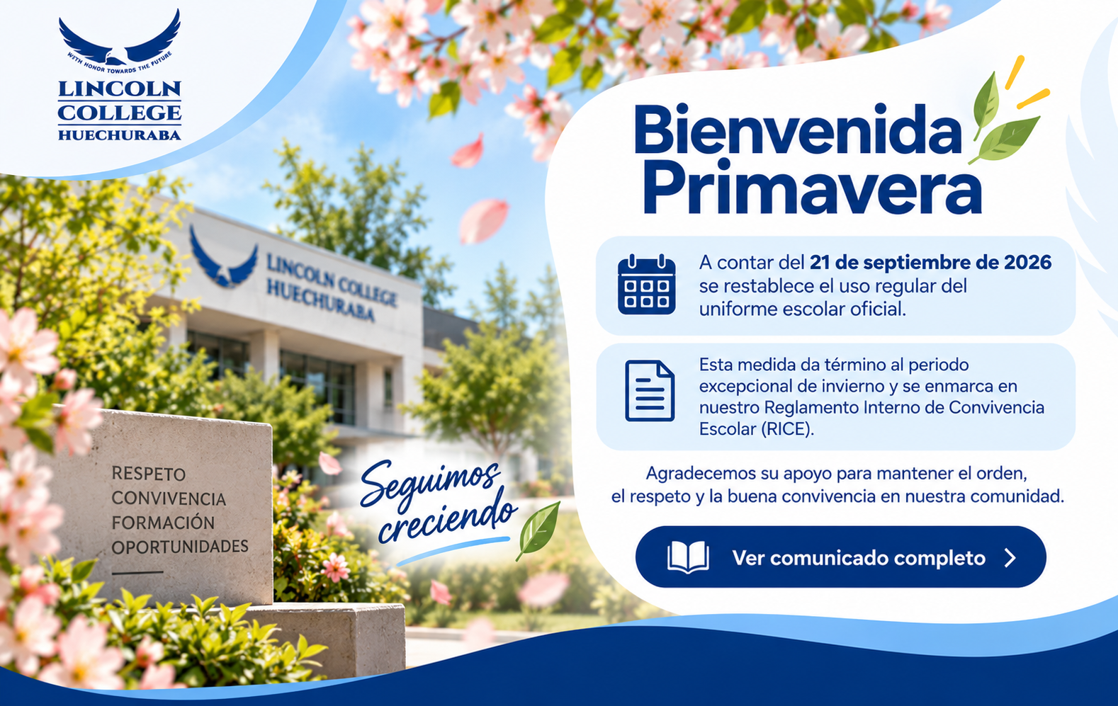 Comunicado: fechas de Jeans Day del segundo semestre